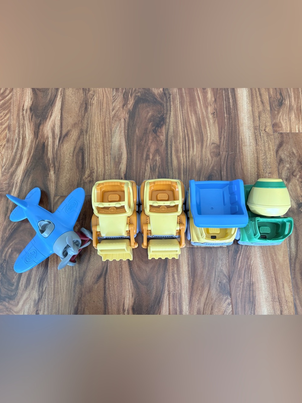 Green Toys Transportation Collection 5 Vehicles Trucks Airplane Cement Mixer Set - Picture 14 of 14